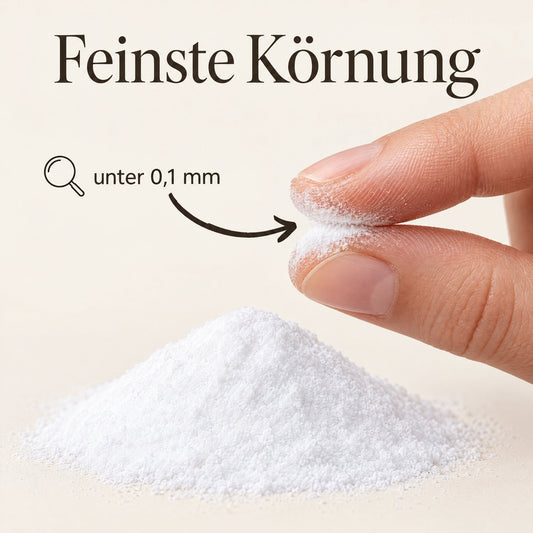 Bergkristall-Puder – feinste Körnung unter 0,1 mm
