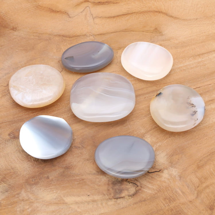 Agate disc stone