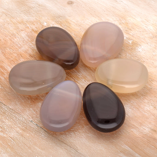 Agate, natural drop pendant