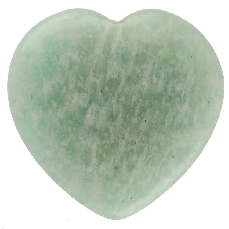 Amazonite Heart | Palm Stone 2x2 cm