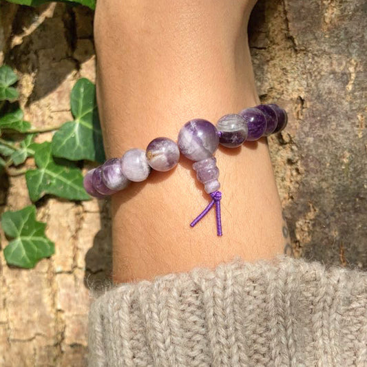 Amethyst power bracelet