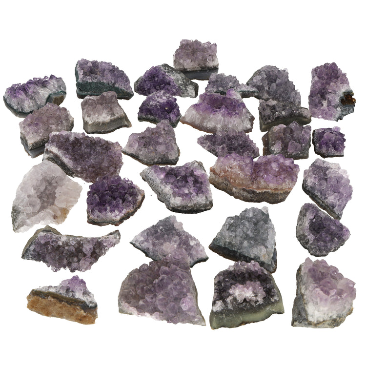 Amethyst Kristalle | 100% naturbelassene Drusenstücke | 1 KG | Restposten