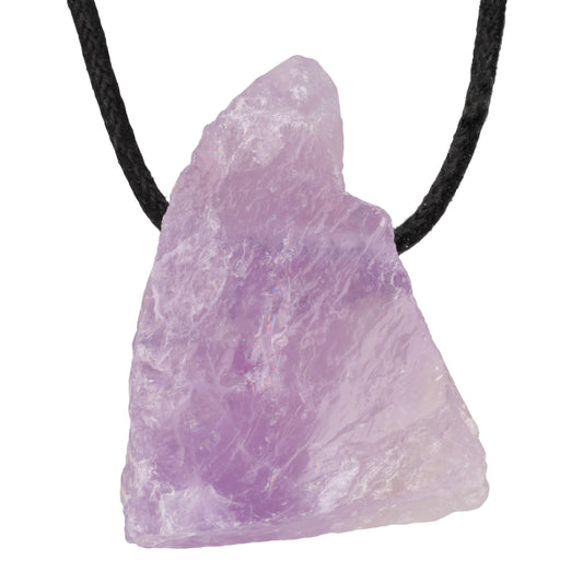 Amethyst rough stone pendant