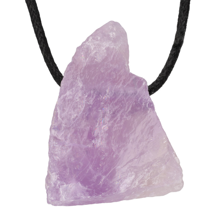 Amethyst rough stone pendant