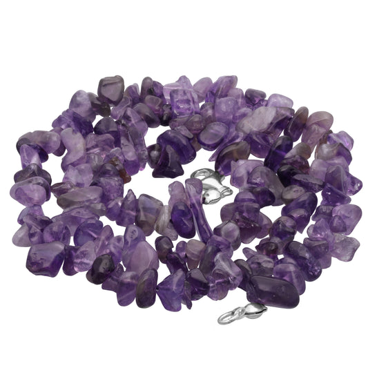 Amethyst splinter chain | 45 cm + closure