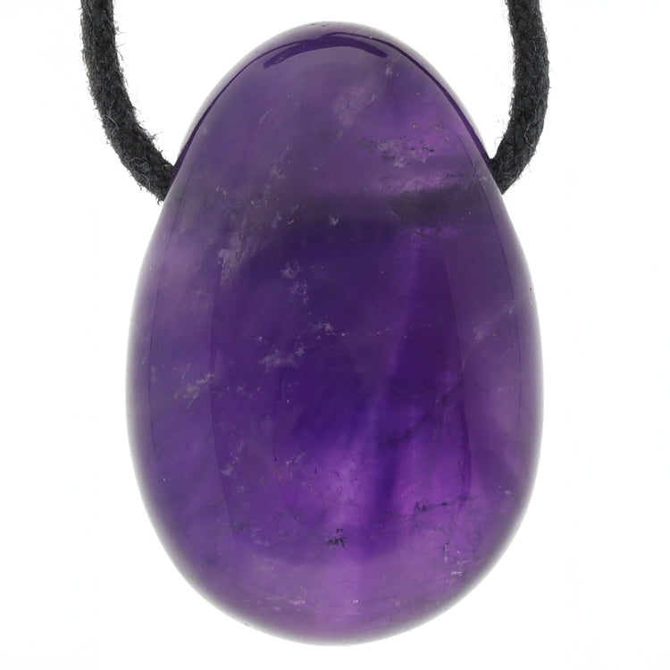 Amethyst drop pendant