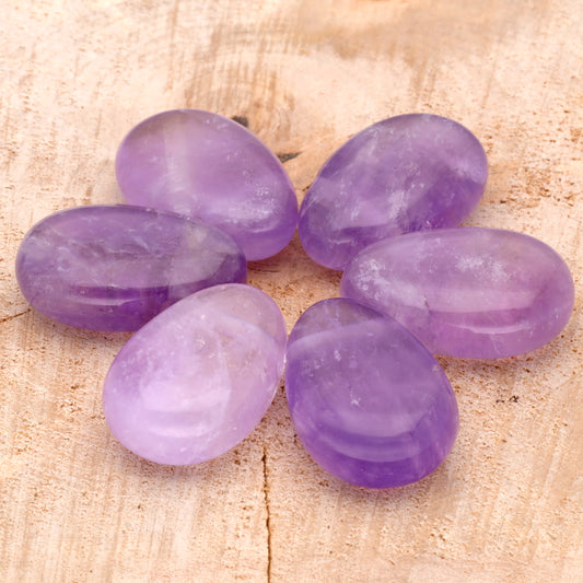 Amethyst (light) drop pendant