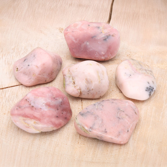 Andean opal tumbled stone