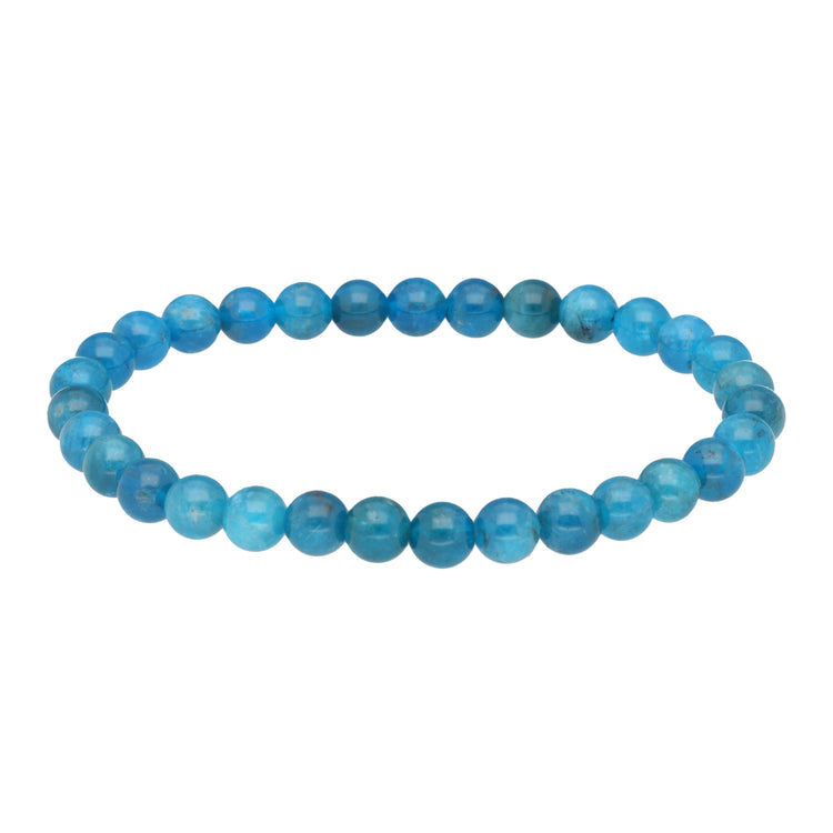 Apatite bead bracelet | 6mm beads
