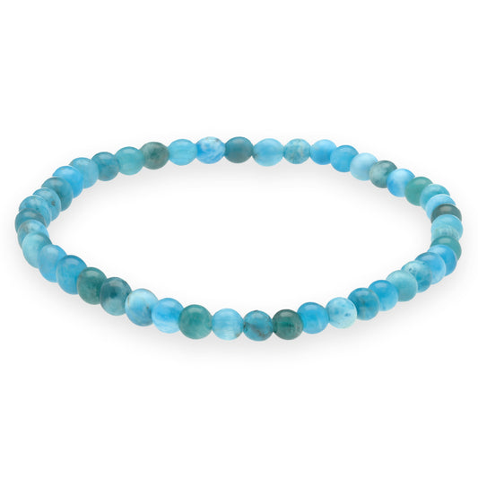 Apatite mini ball bracelet | 4mm