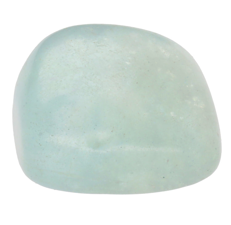 Aquamarine tumbled stone