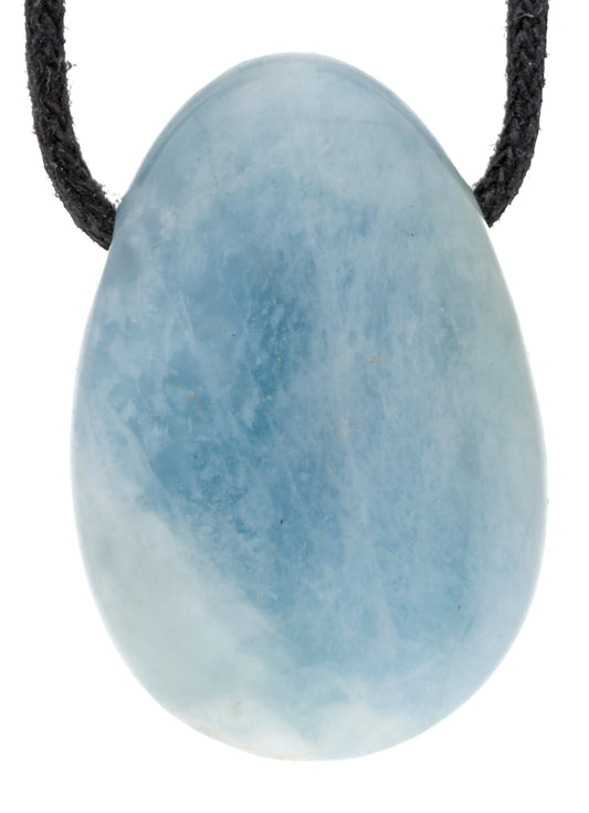 Aquamarine drop pendant