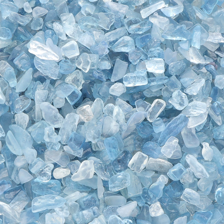 Aquamarine mini tumbled stones