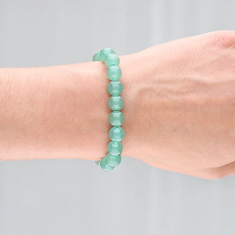 Aventurine, green bead bracelet | 8 mm