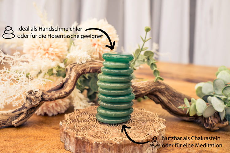 Aventurine disc stone