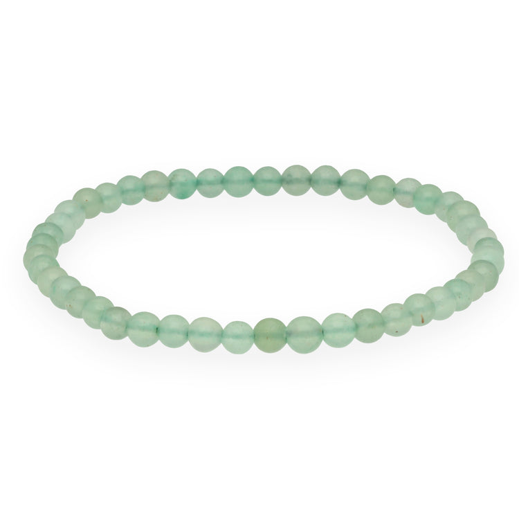 Aventurine, green mini bead bracelet | 4 mm