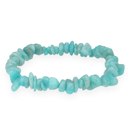 Amazonite chip bracelet