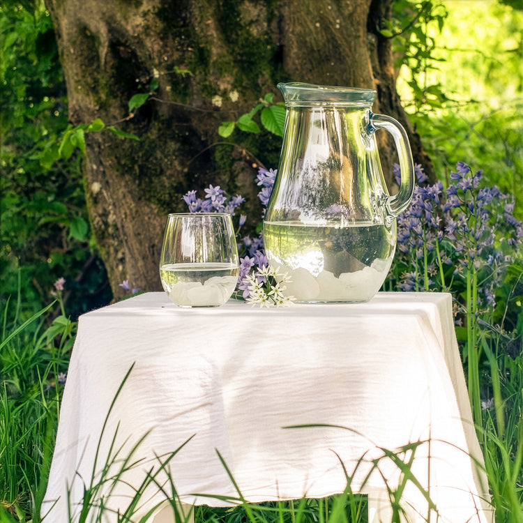 Rock crystal water stones