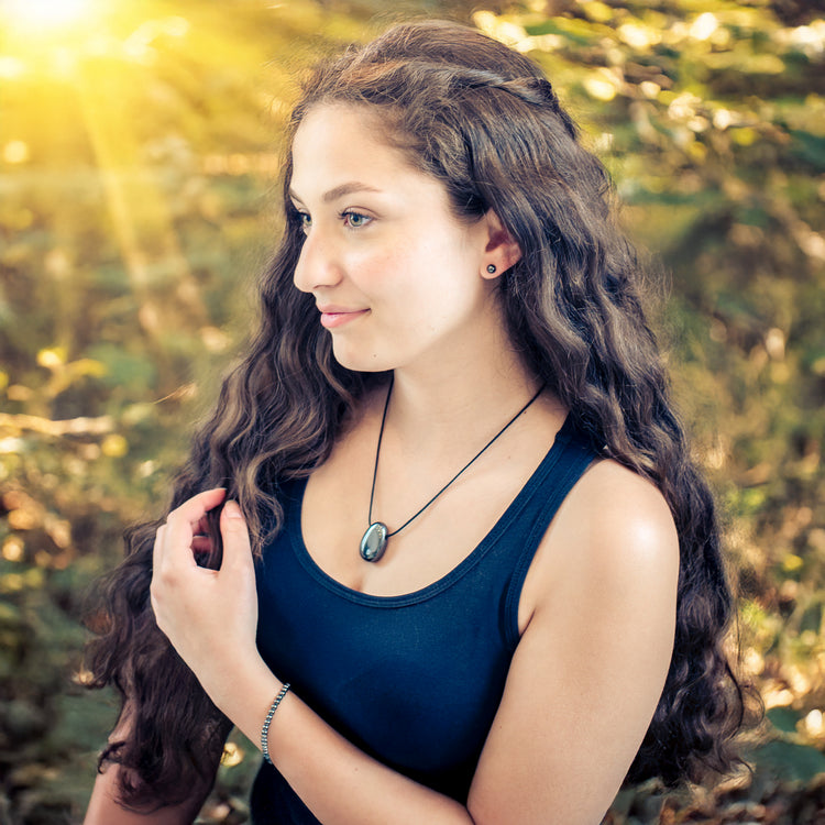 Hämatit Tropfenanhänger