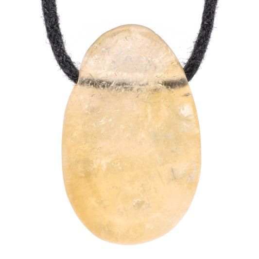 Citrine drop pendant