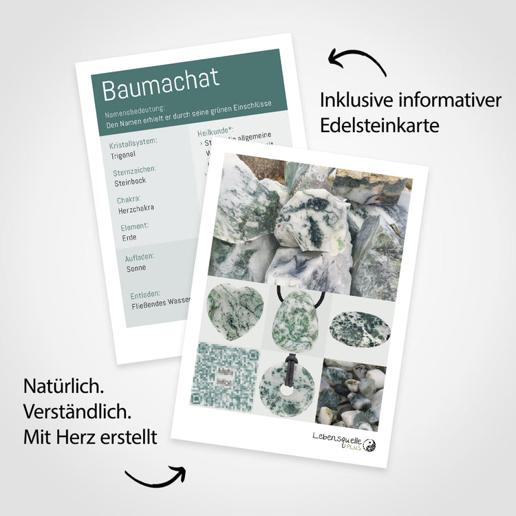 Tree Agate Tumbled Stone