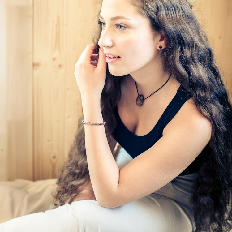 Rauchquarz Mini-Kugelarmband | 4 mm