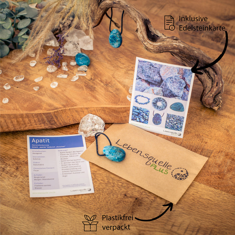Apatit Tropfenanhänger