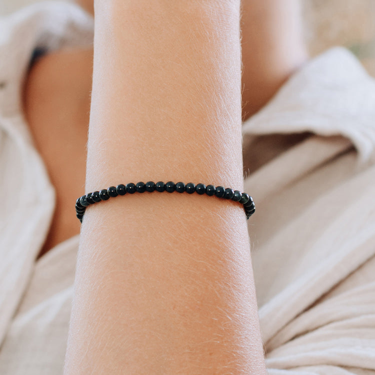 Hawk's Eye Mini Ball Bracelet | 4 mm