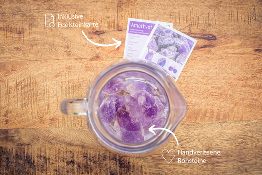 Amethyst water stones