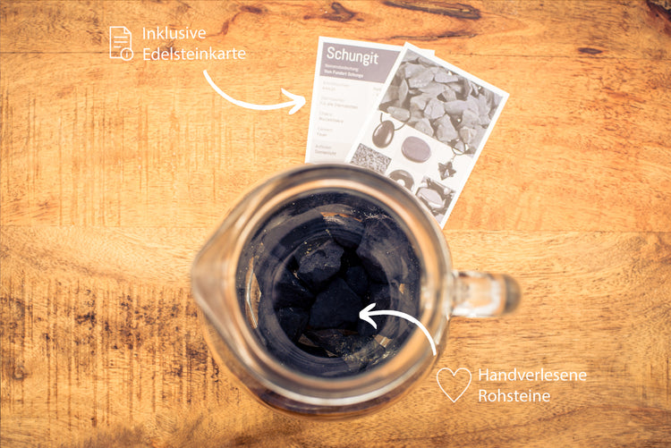 Shungite water stones