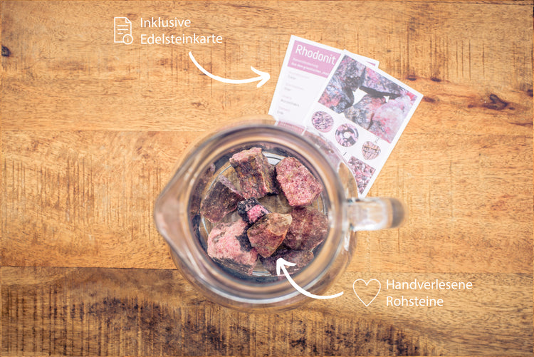 Rhodonite water stones