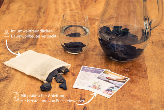 Shungite water stones