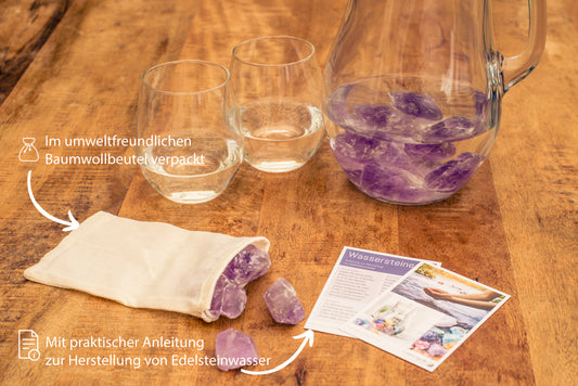 Amethyst water stones