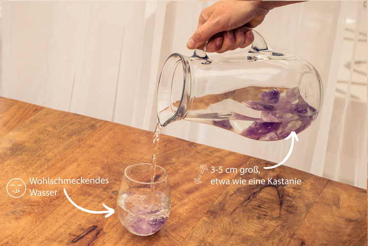 Amethyst water stones