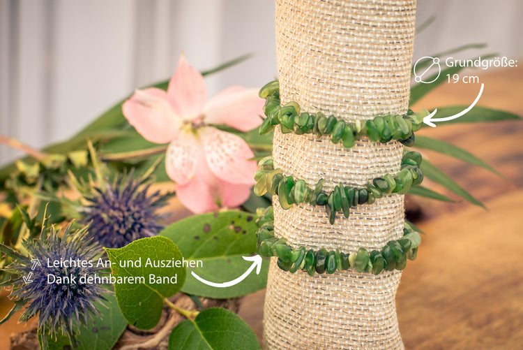 Jade (Nephrit) Splitterarmband