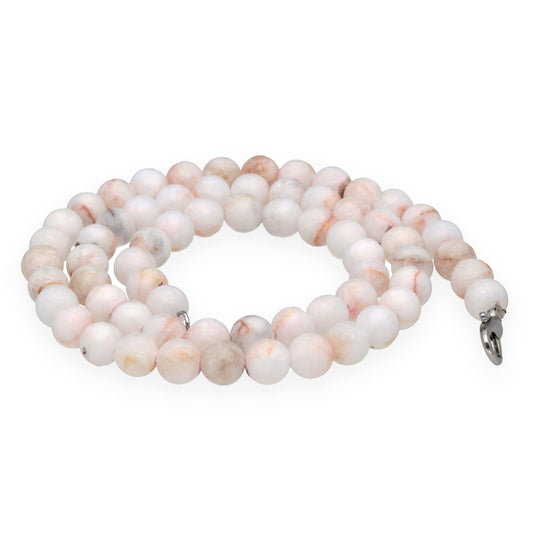 Ball chain 45cm | Baryte (satin finish) | 8 mm