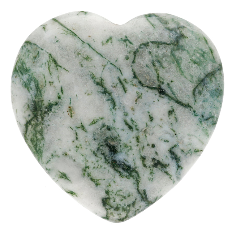 Tree agate heart | Palm stone 2x2 cm
