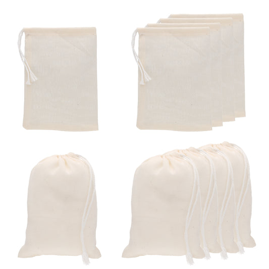 Cotton bag with drawstring | 100% cotton | natural