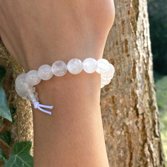 Rock crystal power bracelet