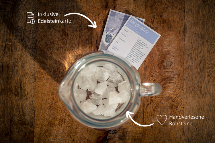 Rock crystal water stones