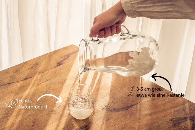 Rock crystal water stones