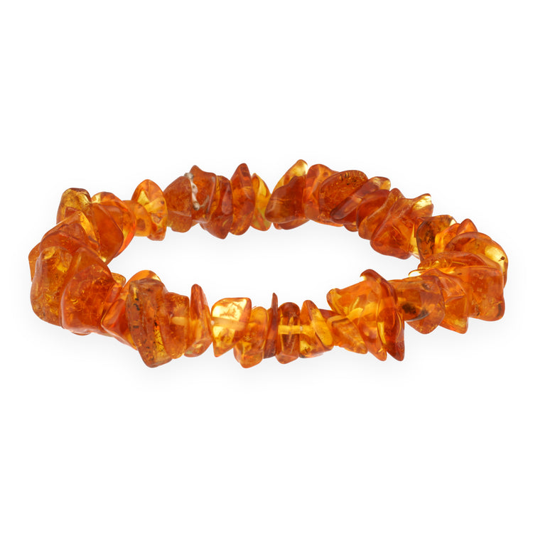 Amber chip bracelet (honey colored)