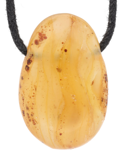 Amber drop pendant
