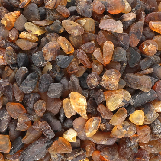Amber mini tumbled stones