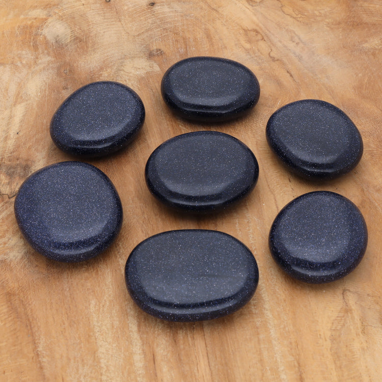 Blue Lace Agate Disc Stone