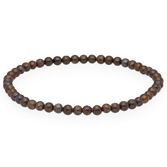 Bronzite mini ball bracelet | 4mm