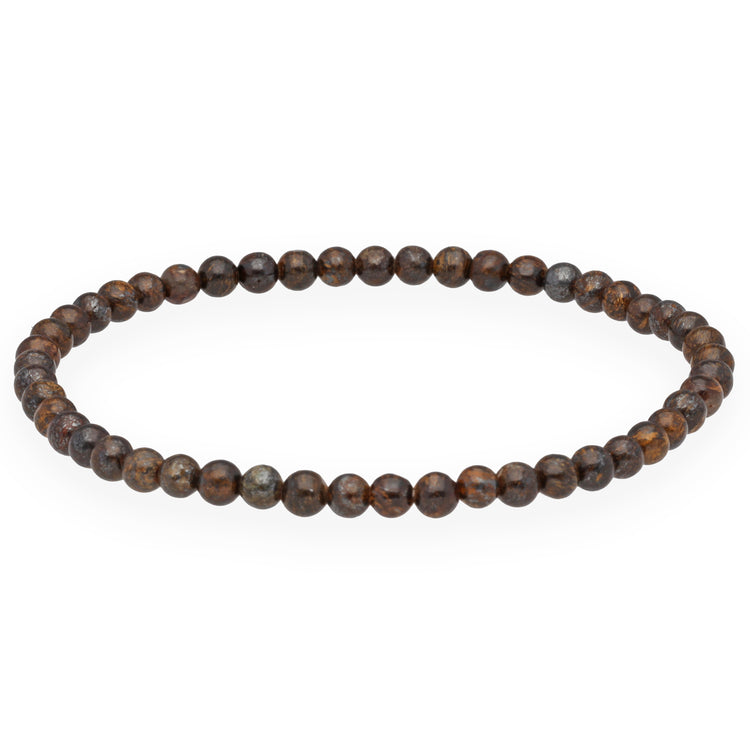 Bronzite mini ball bracelet | 4mm