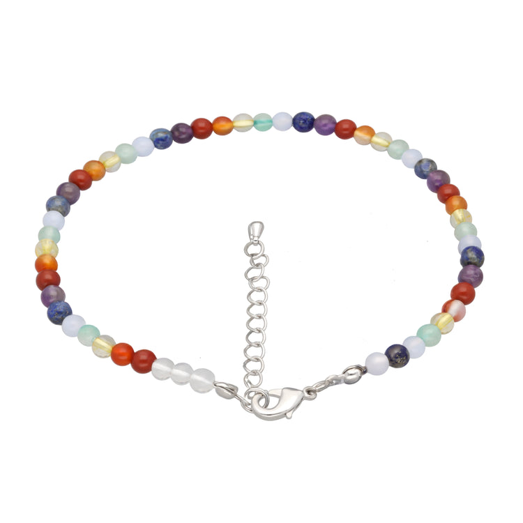 Chakra anklet | 4 mm