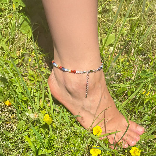 Chakra anklet | 4 mm