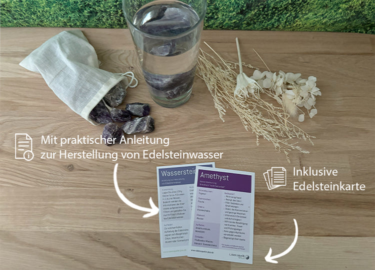 Chevron Amethyst Water Stones